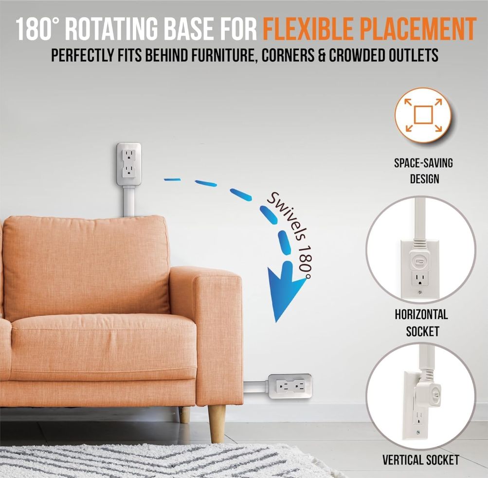 Extendable/Adjustable Wall Plug