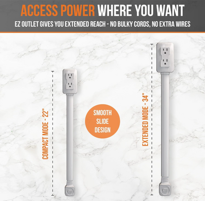 Extendable/Adjustable Wall Plug